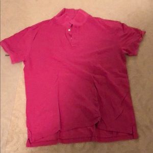 Gap men’s cotton pink polo size XL